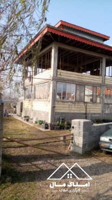 فروش زمین مسکونی با خانه دو طبقه 8000 متری ارزان لشت نشا