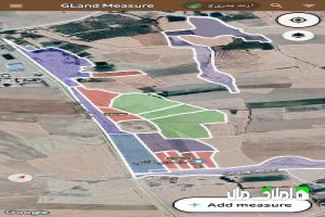 زمین کشاورزی از 1000 تا 60000 متر مربع چاپشلو