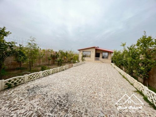 ویلا باغ فلت نوساز نما سنگ ساحلی در منطقه آزاد زیباکنار